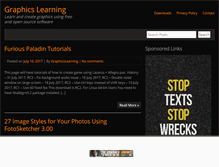 Tablet Screenshot of graphicslearning.com